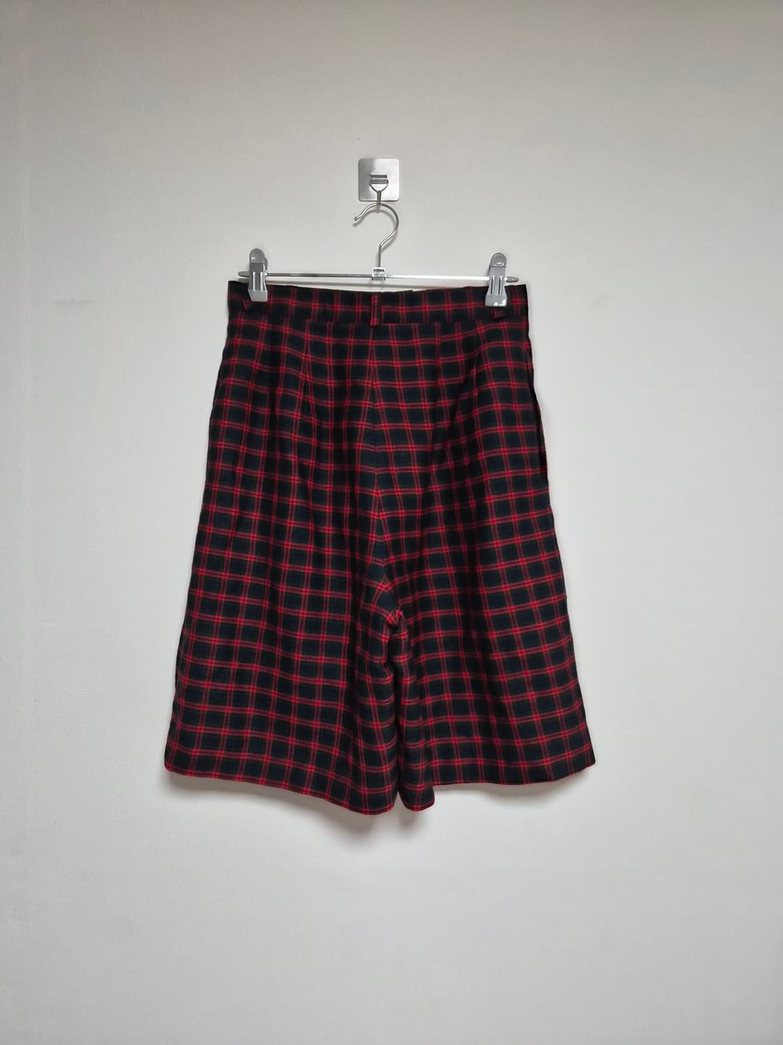 랜즈엔드LandsEnd 울 체크 반바지 8사이즈 P-51 상품이미지2