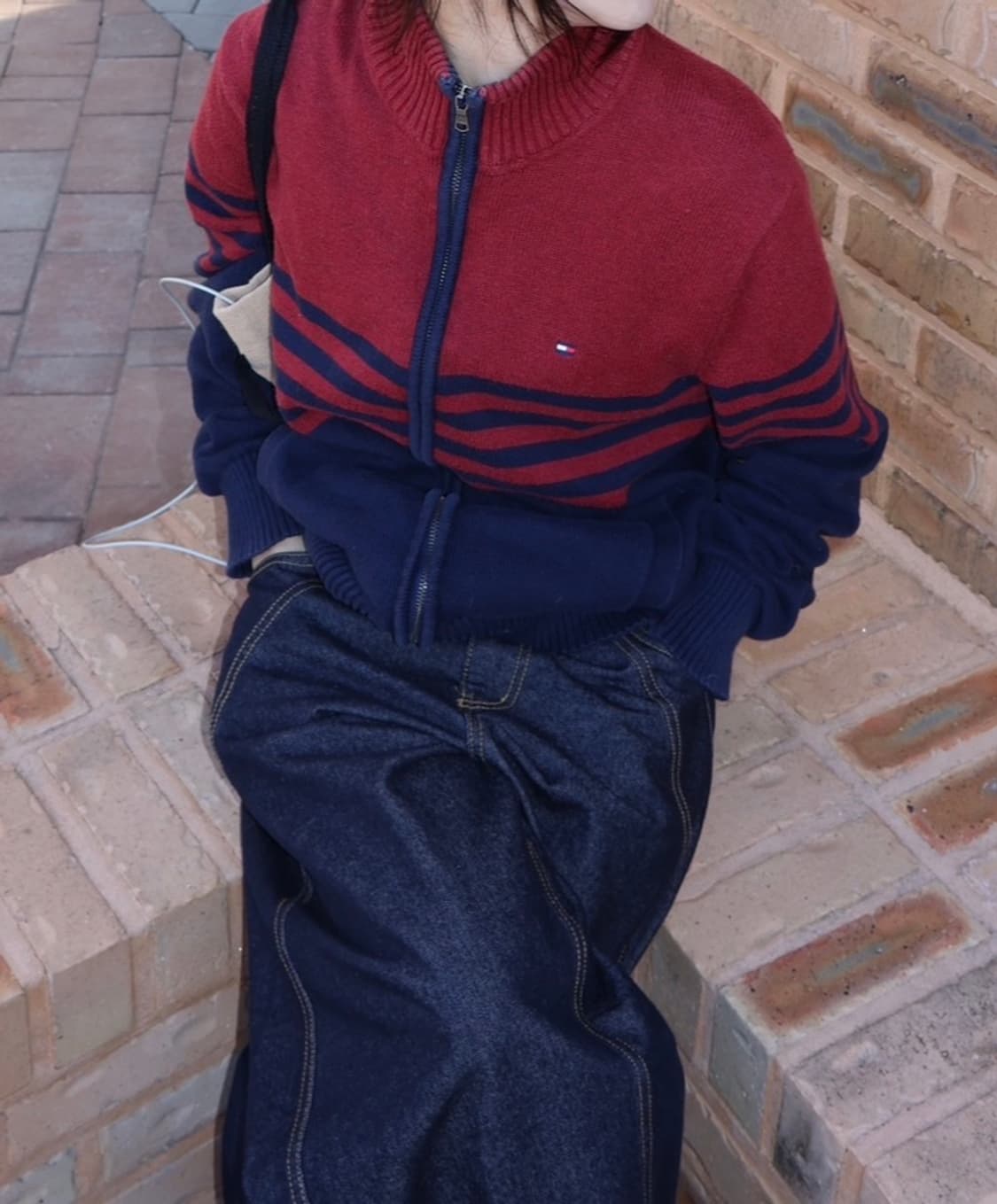 Tommy Hilfiger 타미힐피거 니트집업 상품이미지1