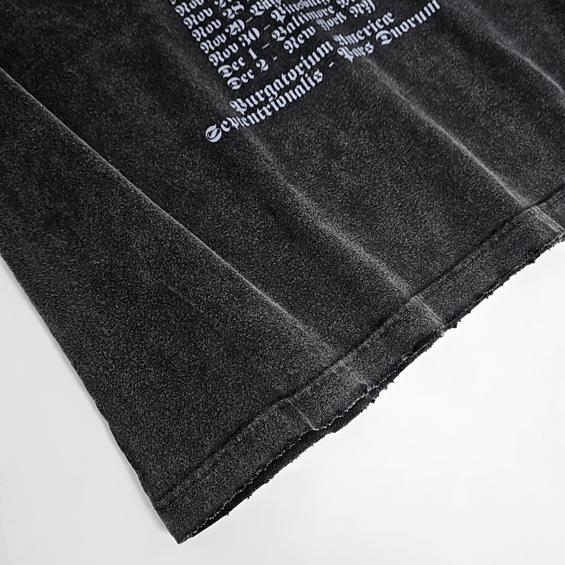Mayhem 웨스턴 리벳 밴드 투어 티셔츠 (dark gray) 상품이미지7