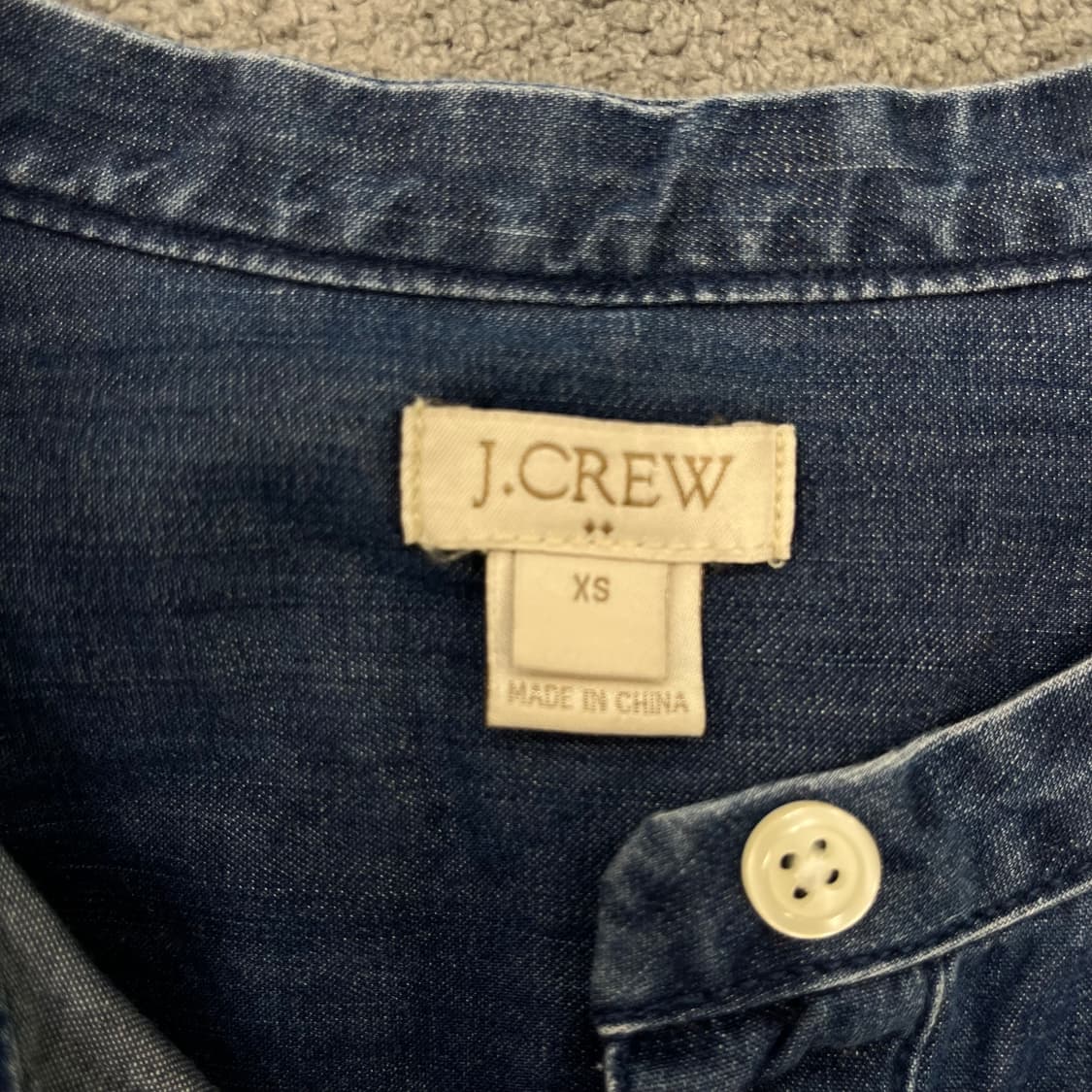 XS 제이크루 데님 셔츠 원피스 상품이미지5