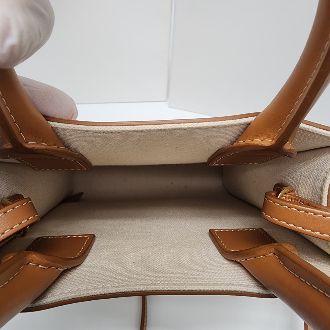 전시품급 셀린느 카바스 미니 버티컬 토트백 숄더백 상품이미지7