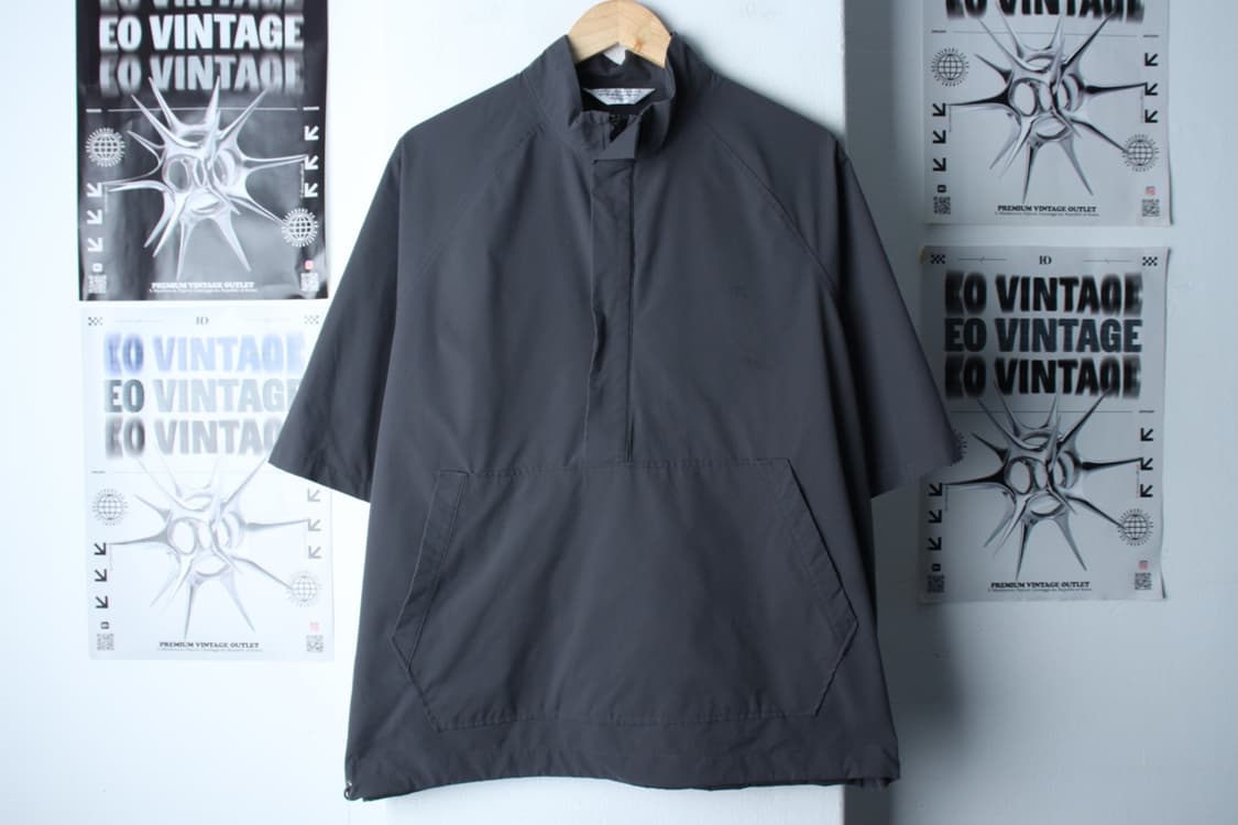 (M-XL) 라퍼지스토어 집업 바람막이 점퍼자켓 반소매 차콜-H31688 상품이미지2