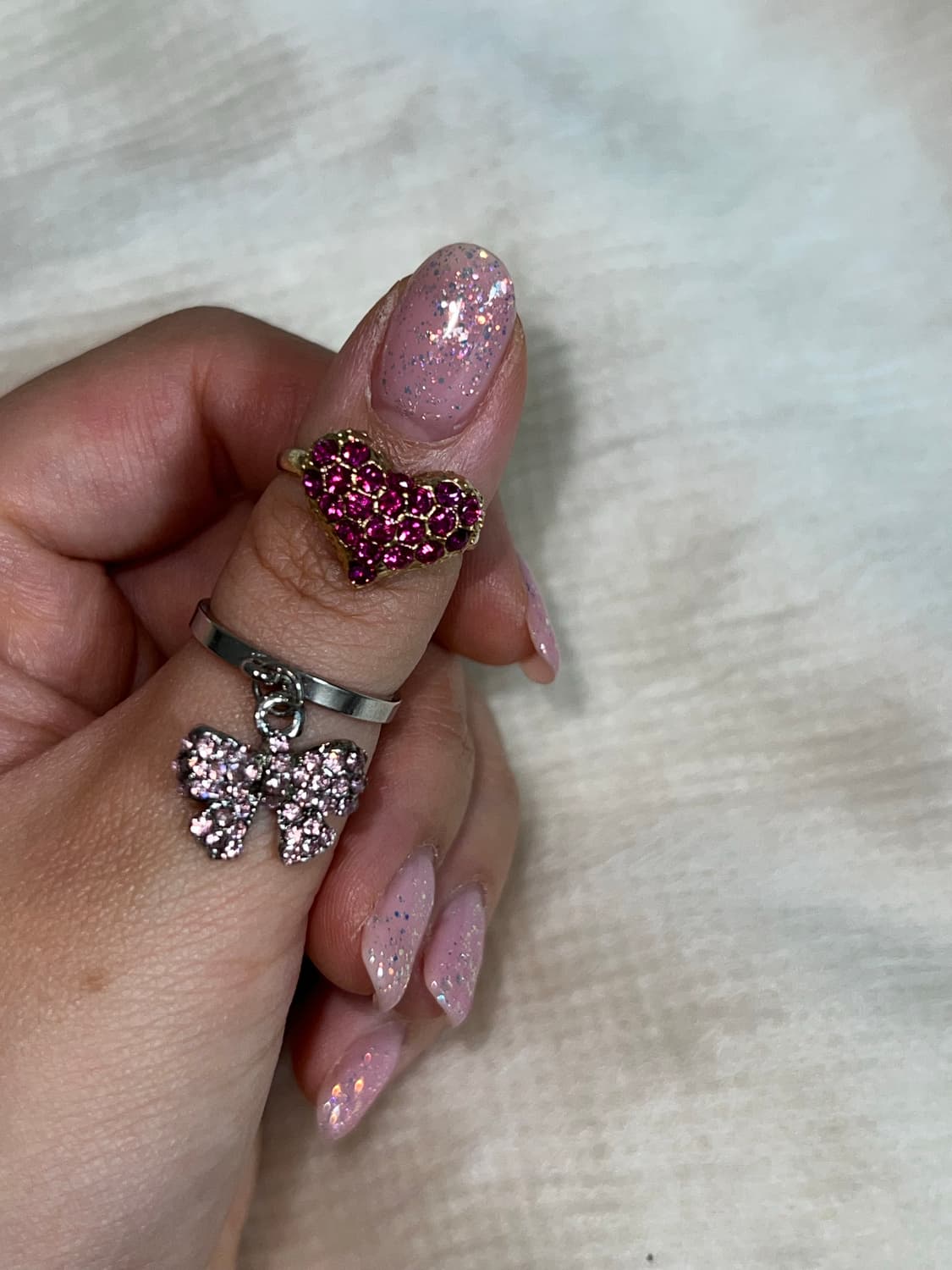 갸루 큐픽 반지 일괄 상품이미지3