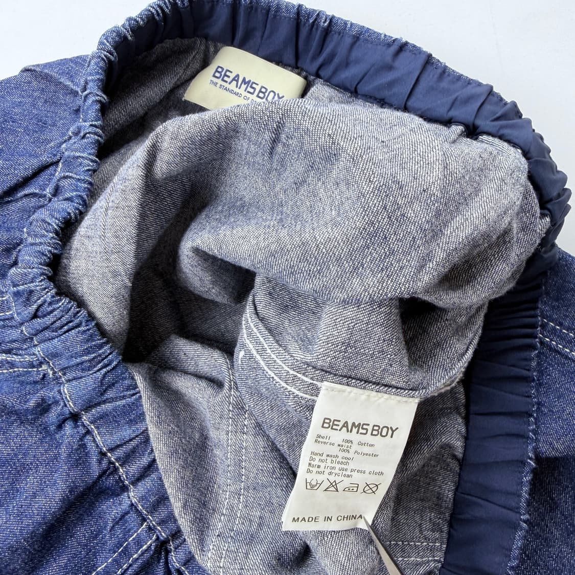 빔즈보이 코튼 하프데님팬츠 상품이미지3