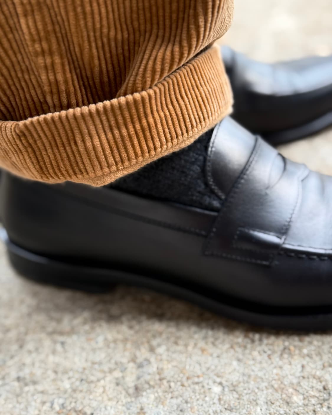 그라더스 로퍼 01 레더 블랙 43 상품이미지9