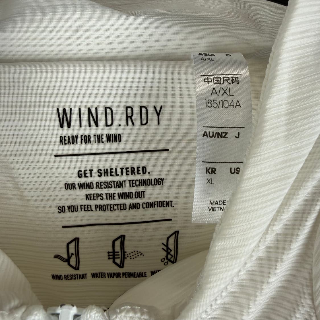 (무료배송)XL) 아디다스 WIND RDY 우븐 자켓 상품이미지3