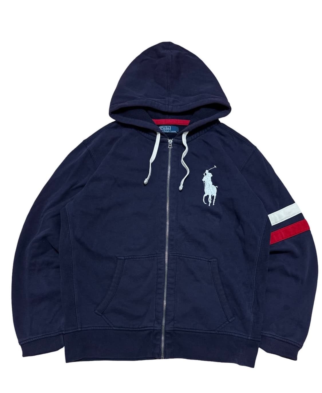 (상태최상!!) 대대장 폴로 빅포니 네이비 후드집업 상품이미지1