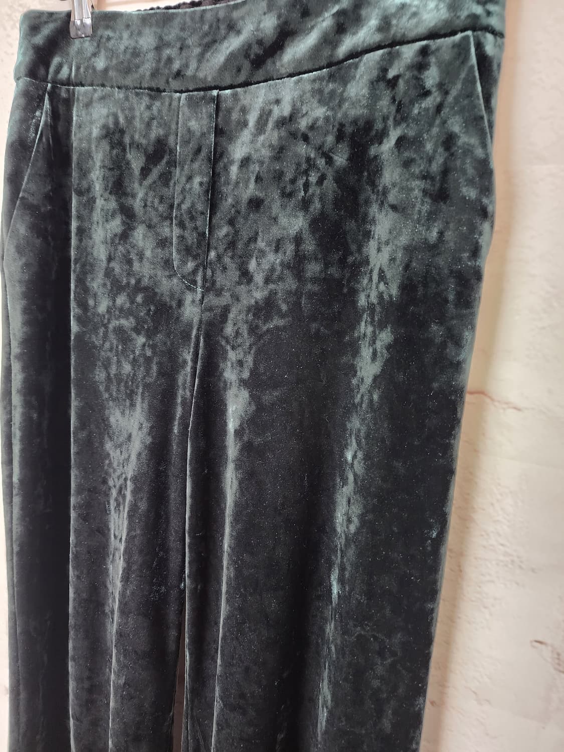 한섬 세컨플로어 벨벳 와이드 팬츠 상품이미지3