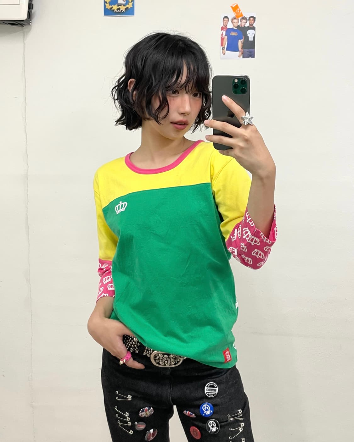 Baby Doll Star Multi-Half Long Sleeve 상품이미지1