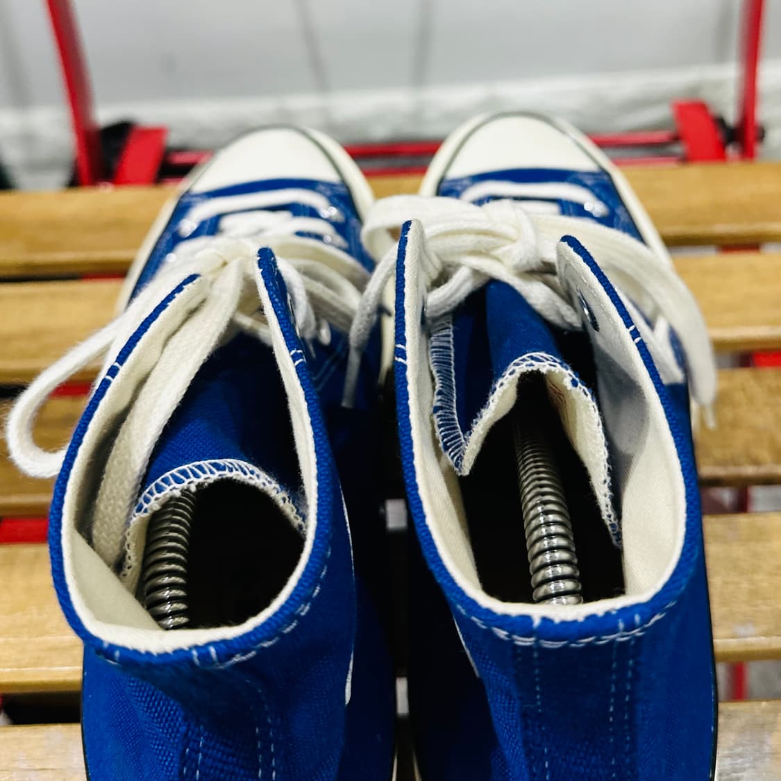 260) 컨버스 운동화 남성 남자 신발 척테일러 70s 하이 블루 상품이미지5