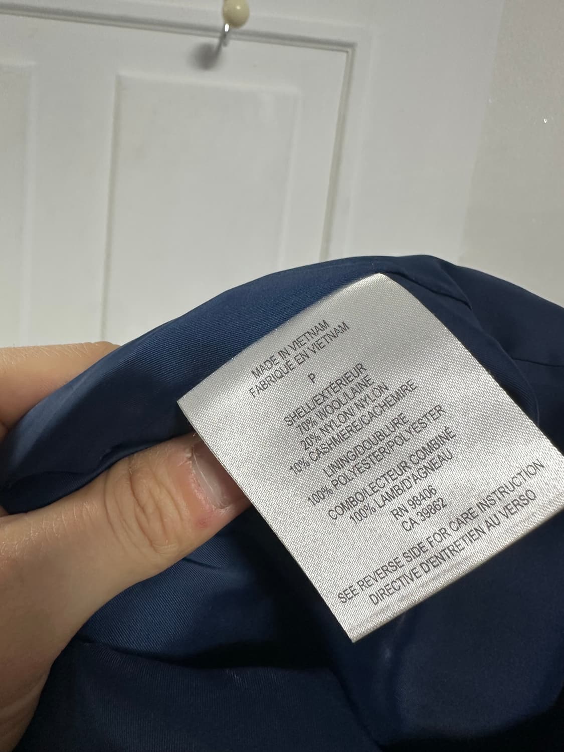 띠어리 하이넥 사선지퍼 코트 상품이미지4