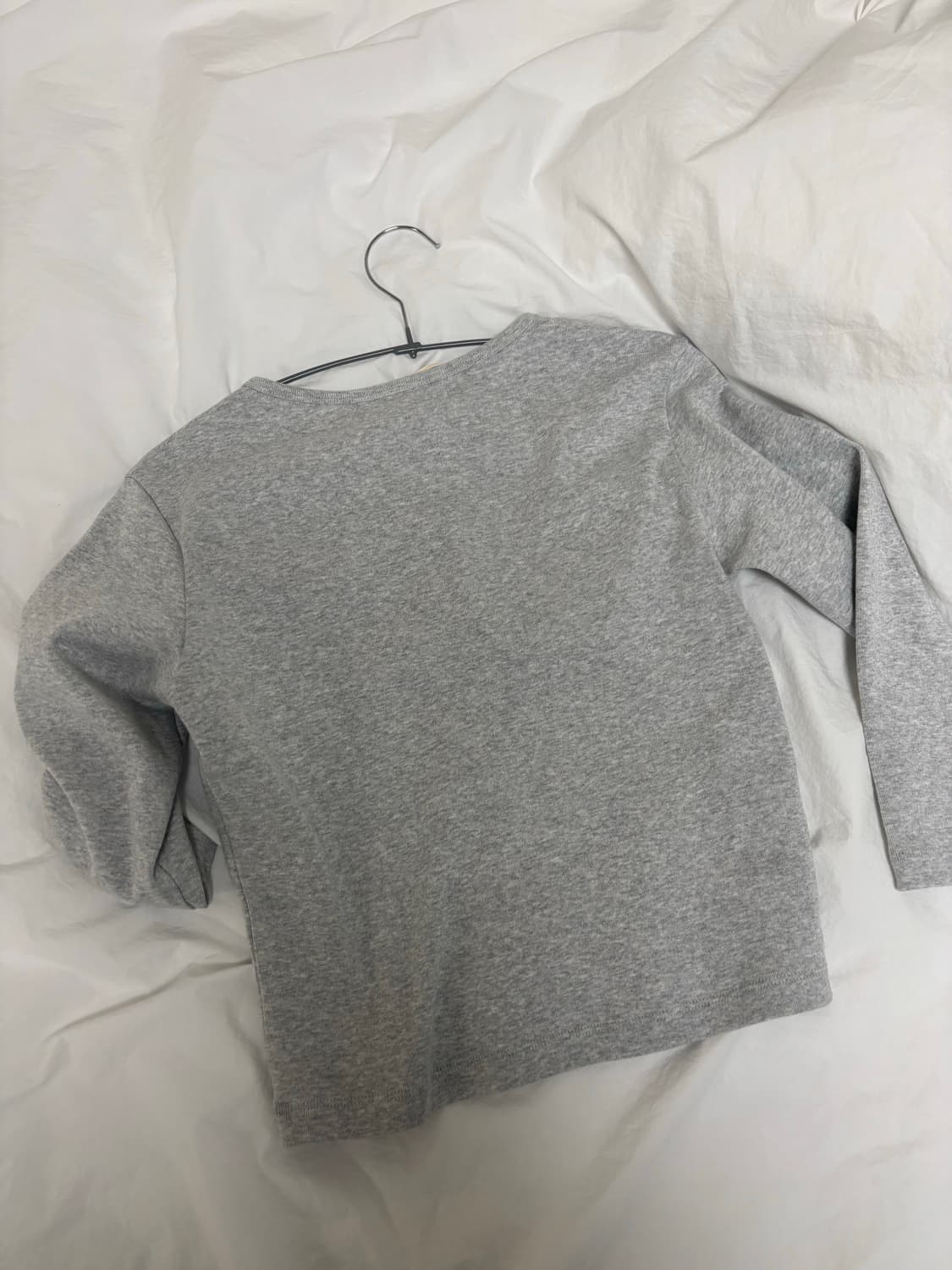 (새상품) GLOWNY 3/4 Button fly tee / 멜란지 M 상품이미지6