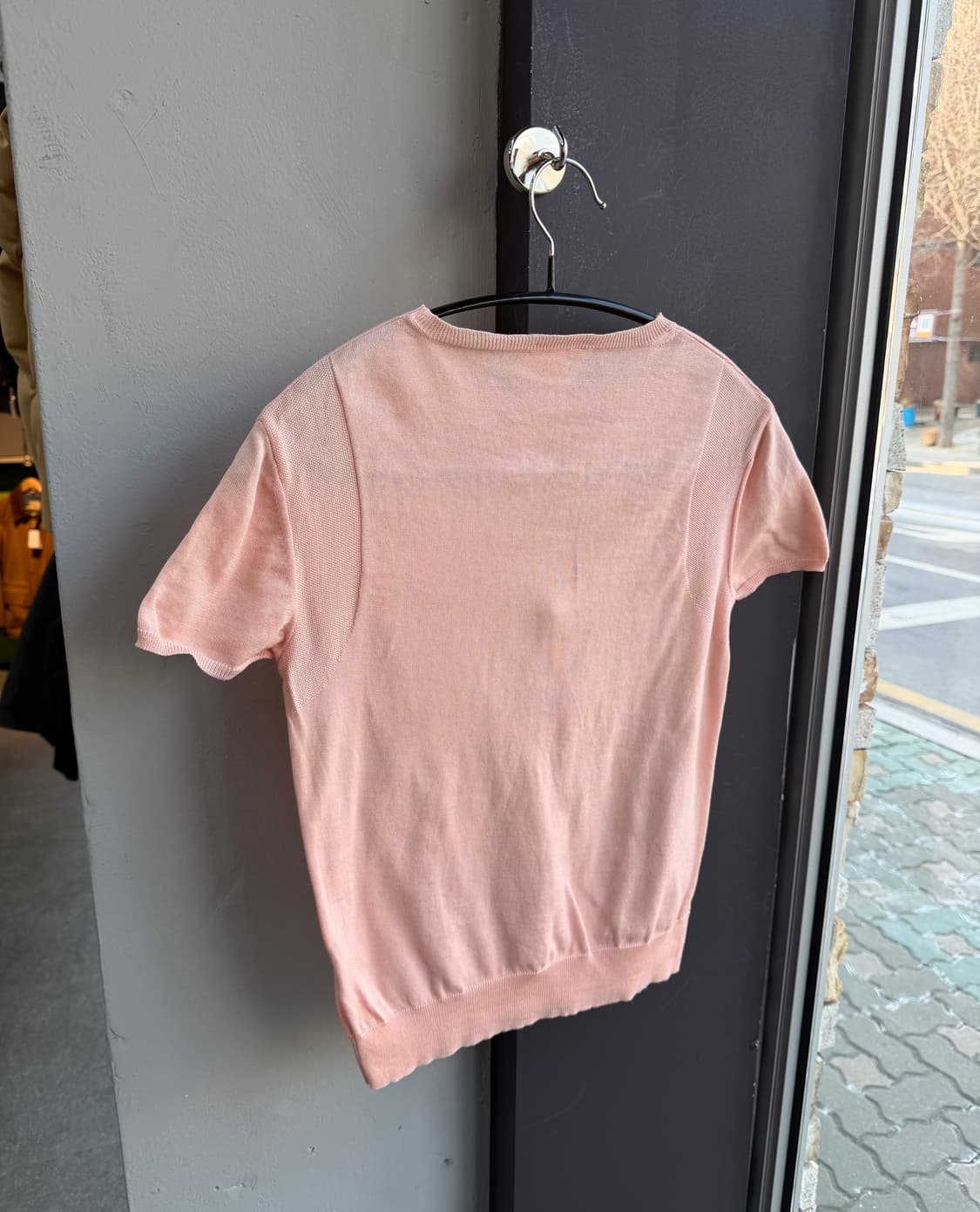 36/ 샤넬 03AW 프론트 빅로고 니트 반팔 상품이미지7