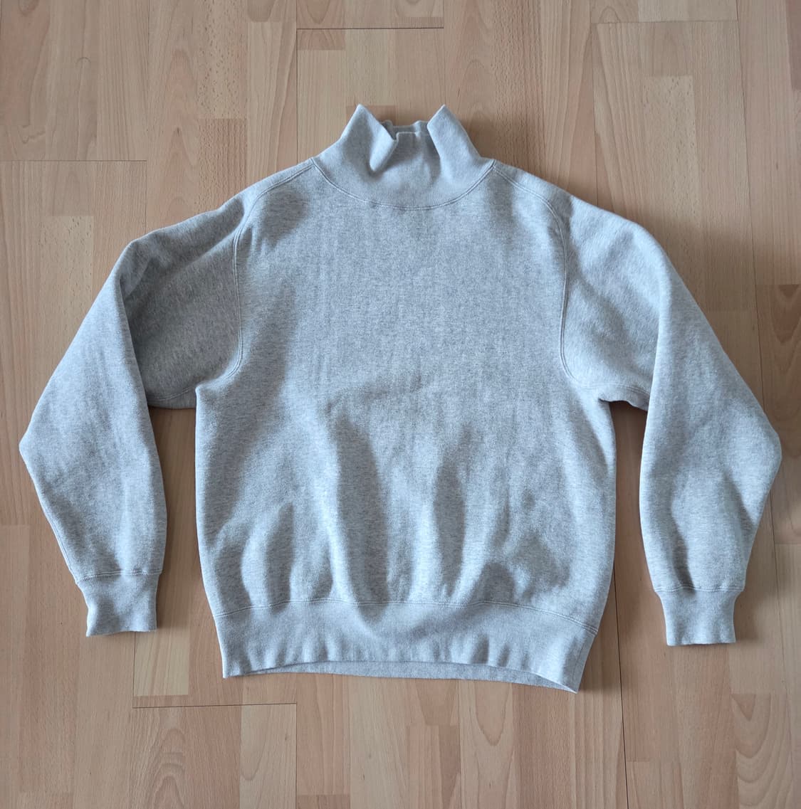 Azuma Tube Fleece Turtleneck Mix Gray 상품이미지1