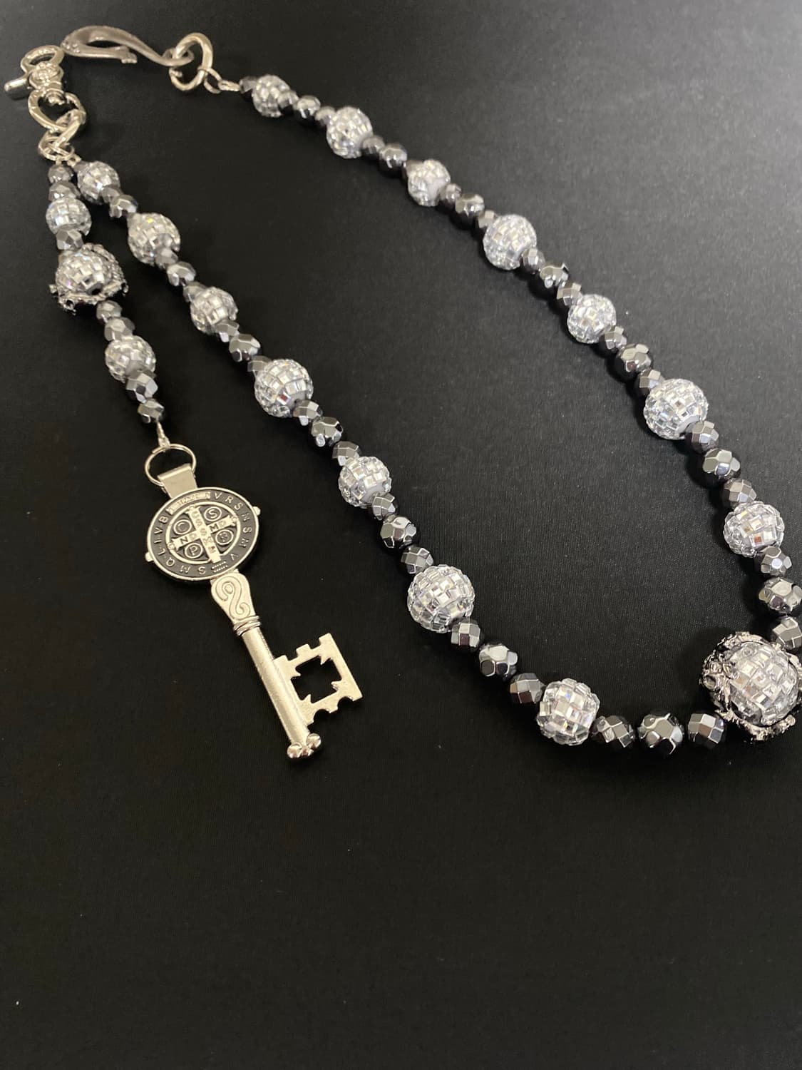 고딕 크리스탈 미러볼 체인 상품이미지5