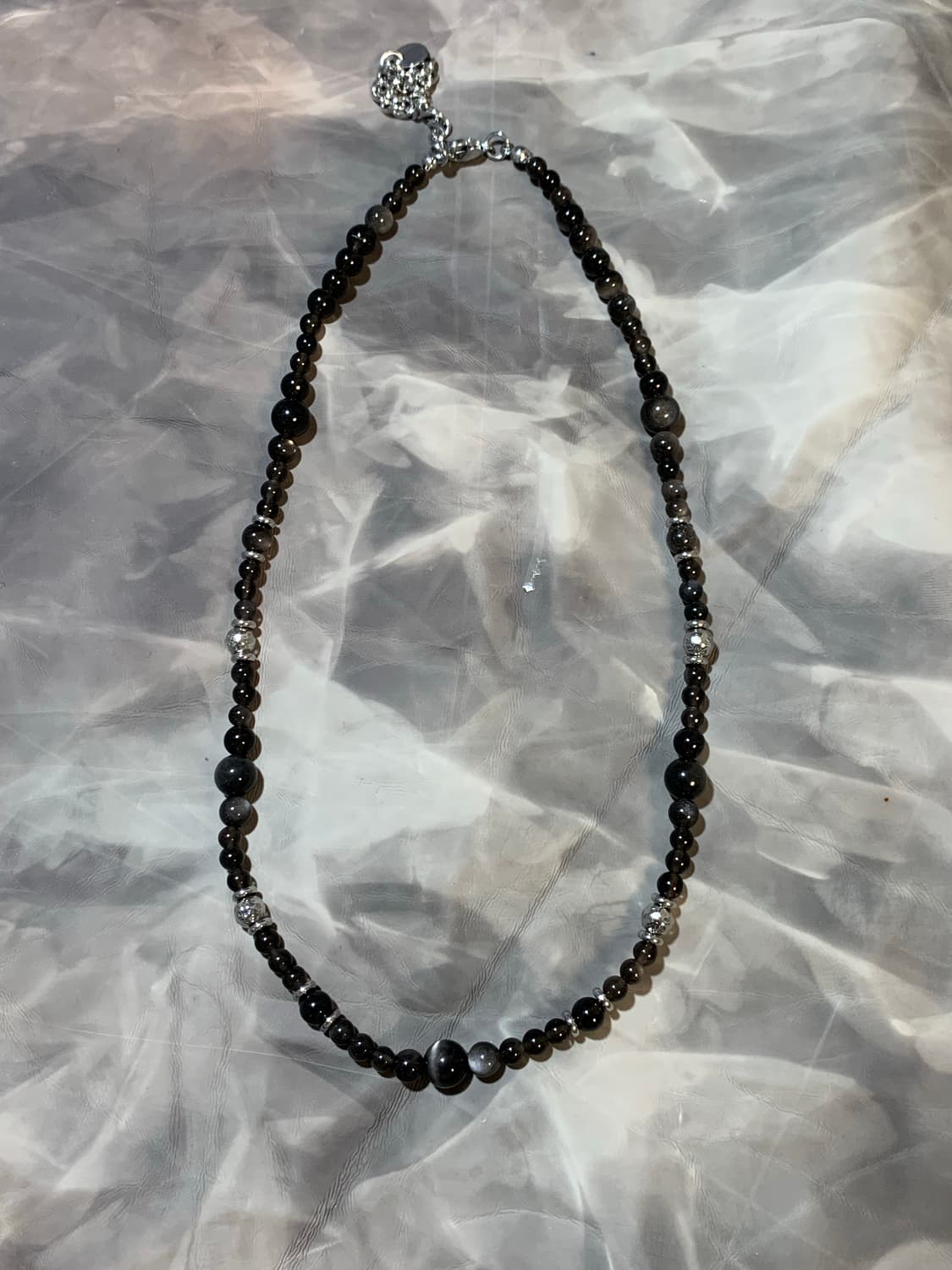 Black pearl necklace 상품이미지2
