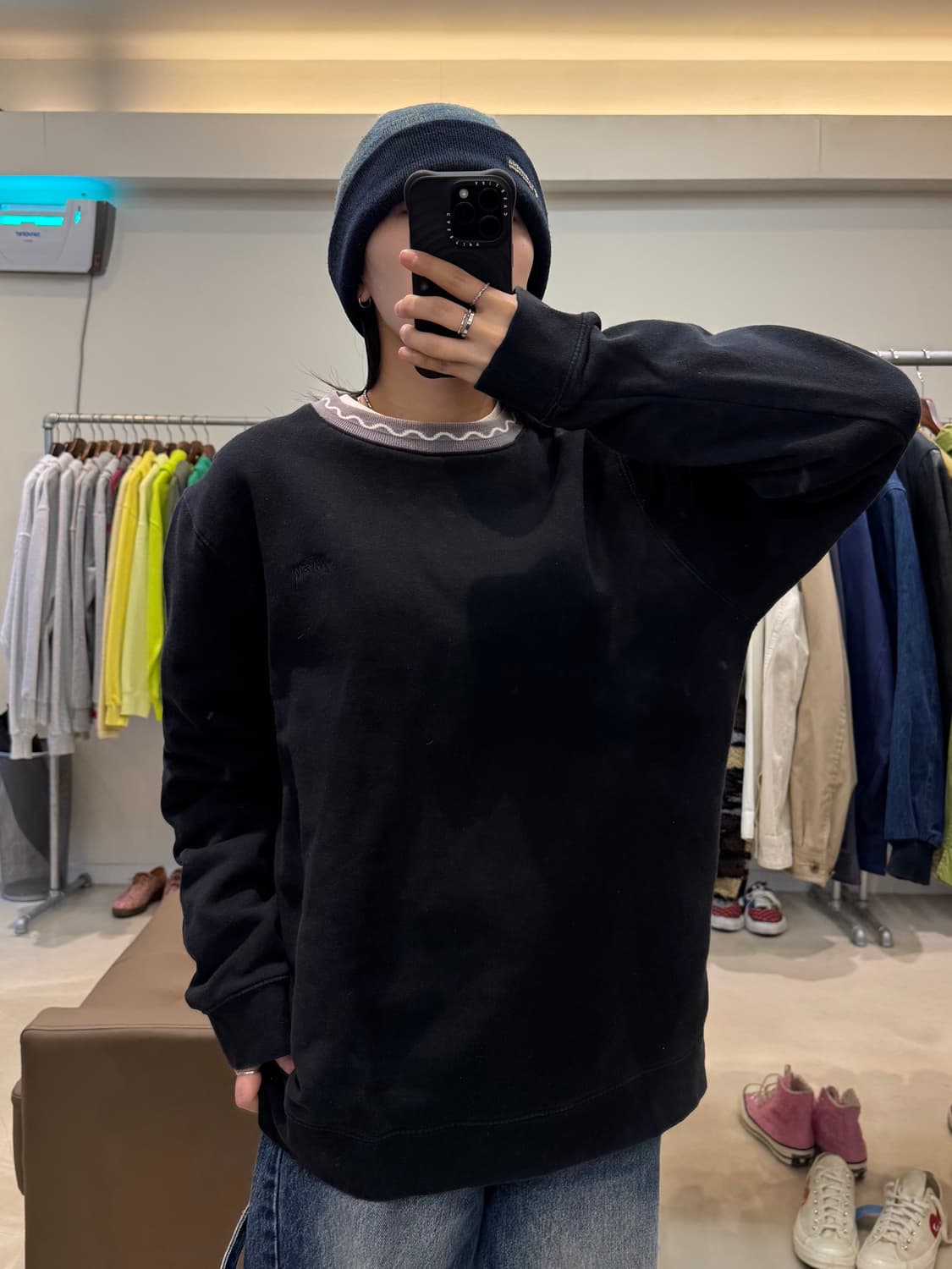 스투시 넥라인 맨투맨 상품이미지4