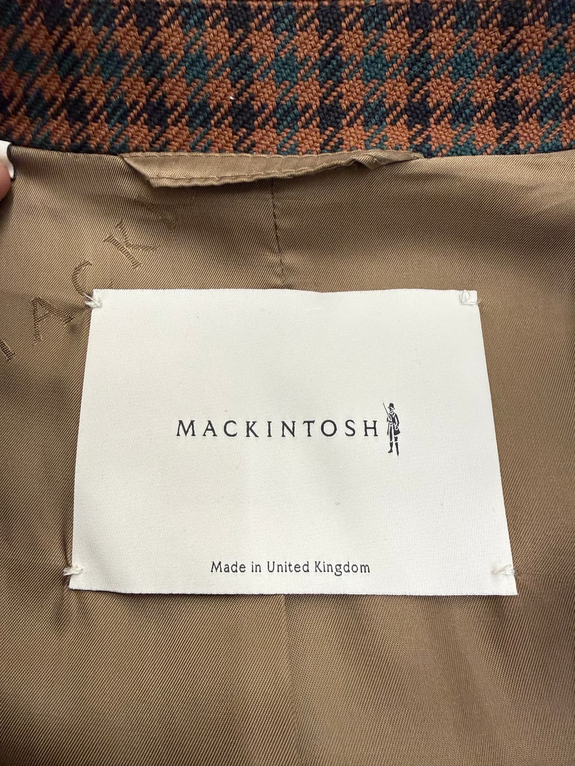 [40] 맥킨토시 하운드투스 체크 울 코트  상품이미지2