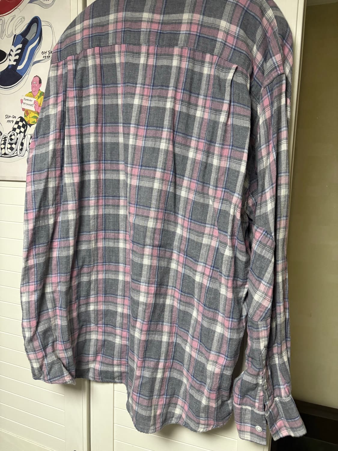 해칭룸 아카이브 셔츠 핑크 그레이(3) 상품이미지2