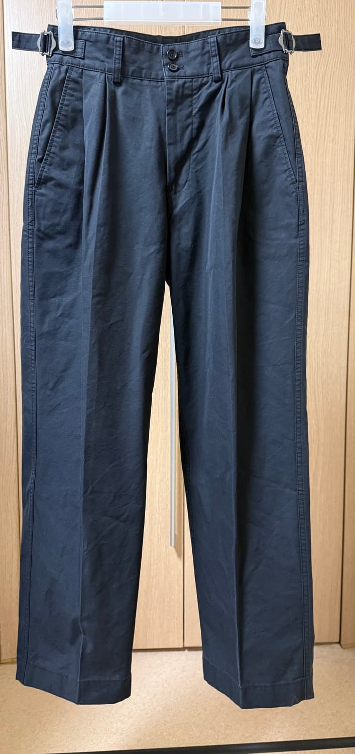 어나더오피스 22AW 산티아고 치노팬츠 (제트블랙) 00사이즈 상품이미지2