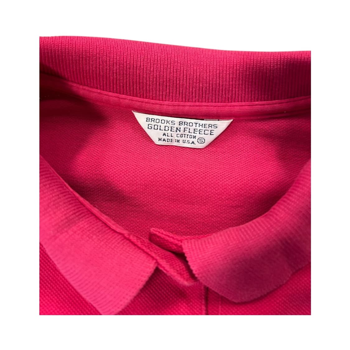 S) 브룩스 브라더스 핑크 골든플리스 카라티 T-104 상품이미지4