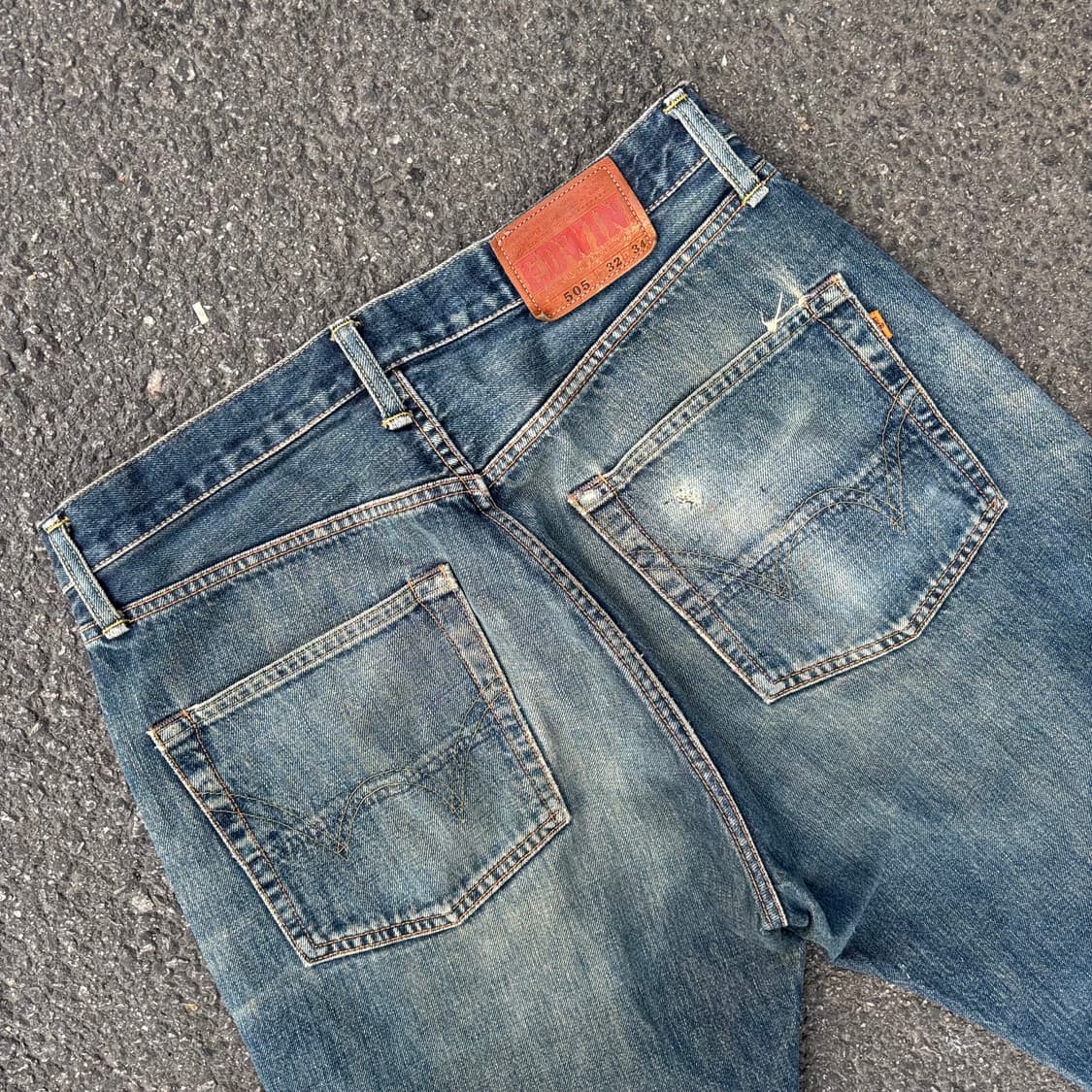 일본 에드윈 505 셀비지 데님 팬츠 상품이미지8