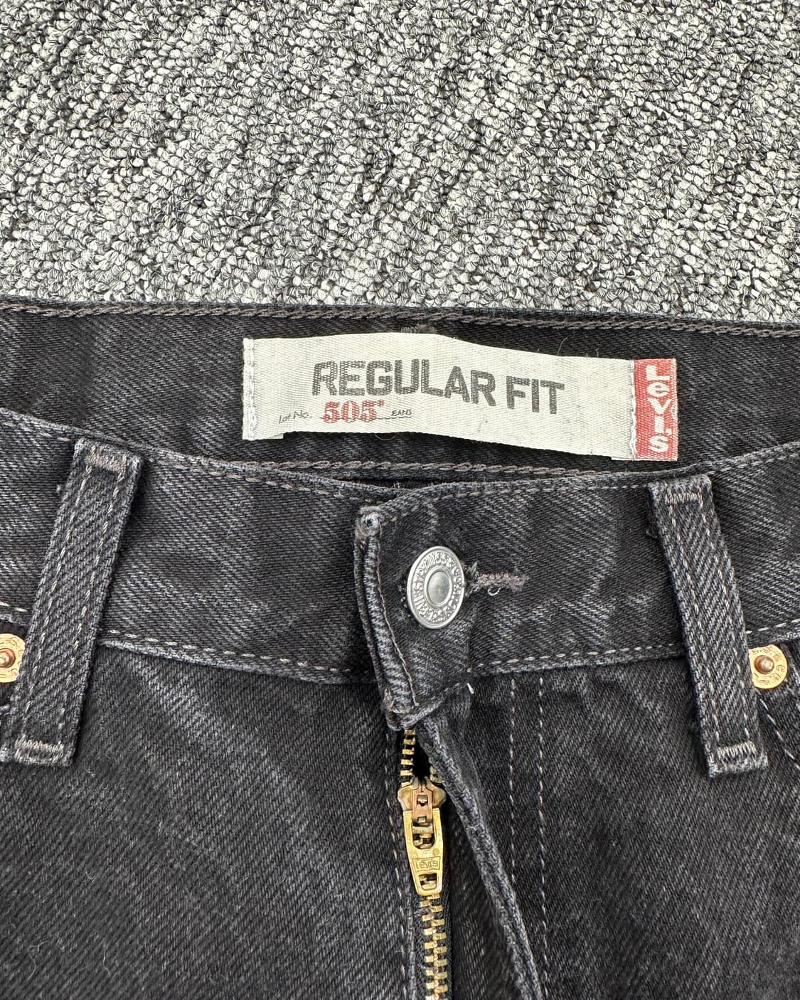 (허단39)00'S 리바이스 505 워싱블랙-M1125 상품이미지2