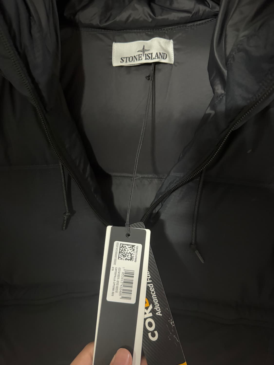 스톤 아일랜드 매트 립스탁 코듀라 패딩 M 상품이미지5