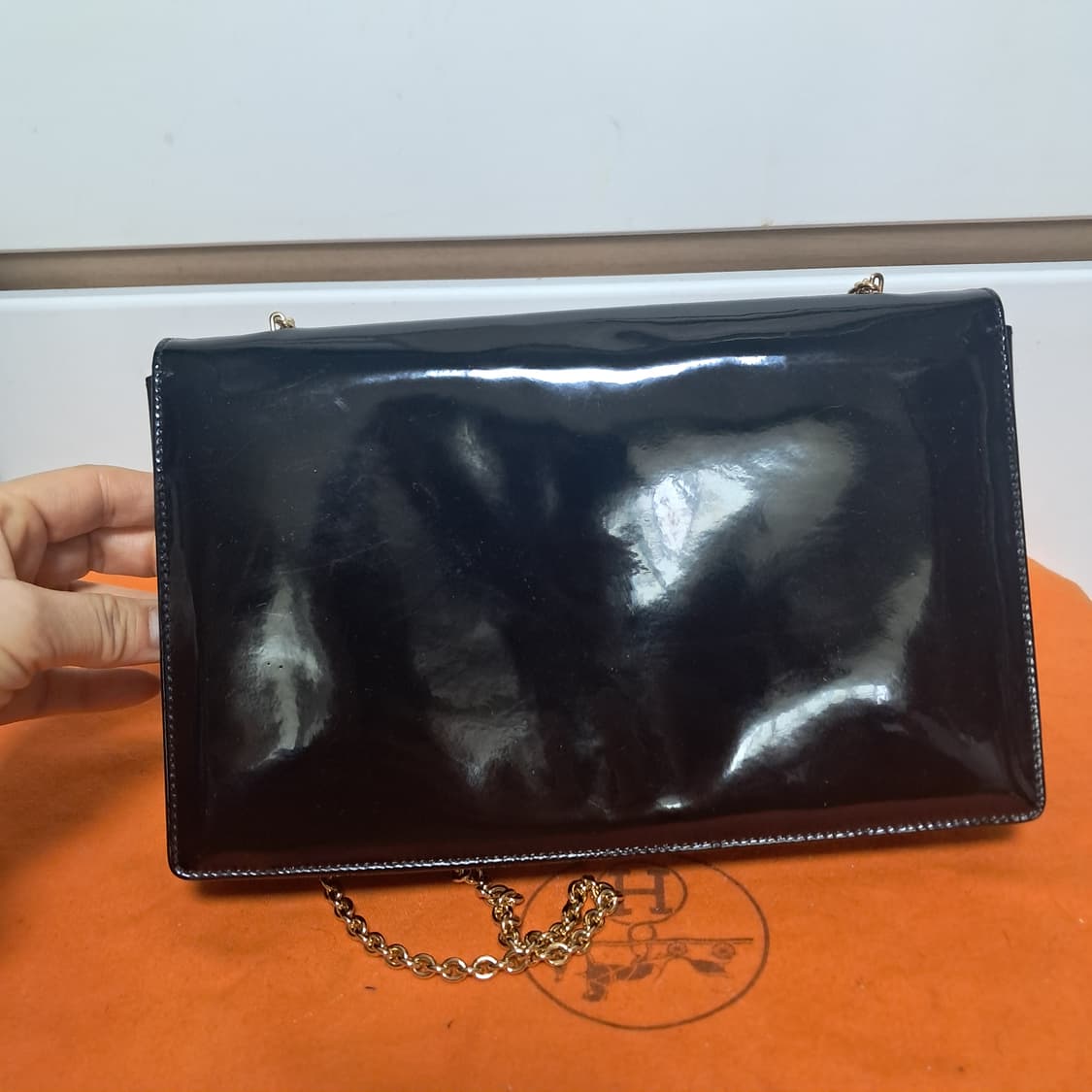 정품 페라가모 지니백 블랙 체인 미니백 가방 상품이미지2