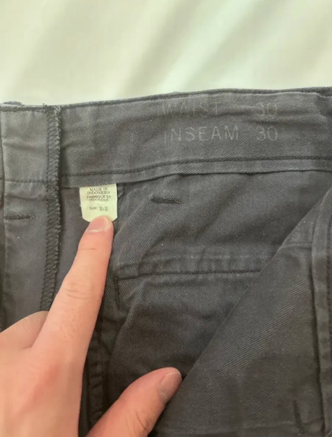 RRL 오피서 치노 팬츠 네이비 30x30 상품이미지3