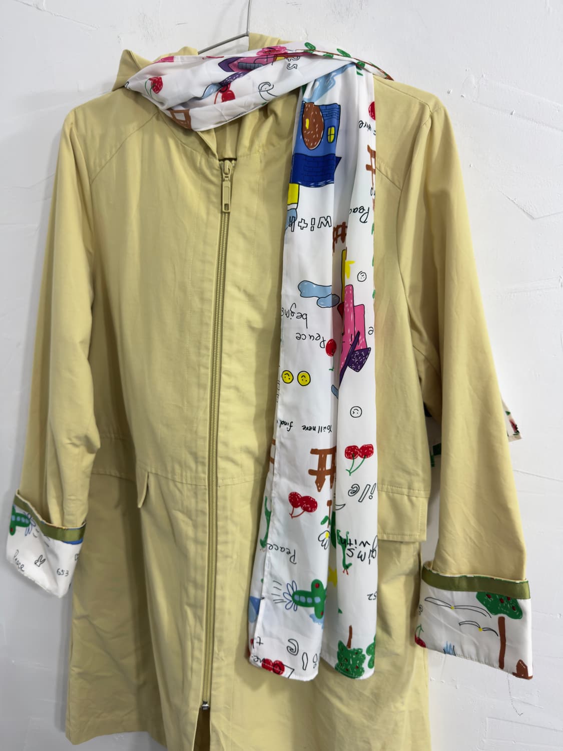 scarf soft lemon coat 상품이미지4