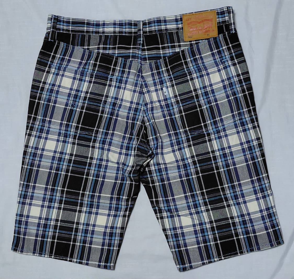 [W36] 리바이스 502 테이퍼드 체크 쇼츠 정품 상품이미지7