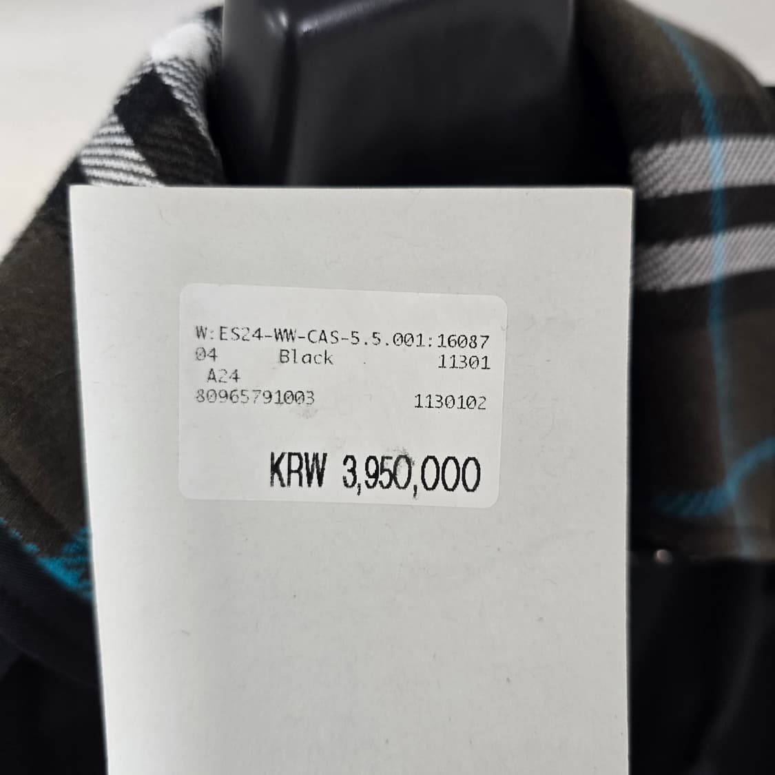 24fw 버버리 여성 체크 카라 트렌치 코트 36사이즈 판매 상품이미지2