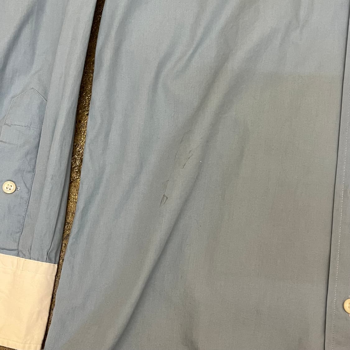 미국 빈티지 폴로 랄프로렌 블루 셔츠 화이트 카라 상품이미지6