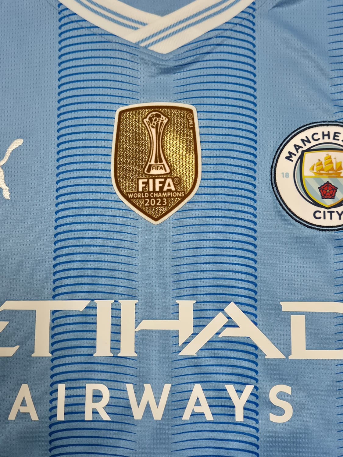 23-24 맨시티 홈 케빈 더 브라위너 유니폼M 레플리카 상품이미지4