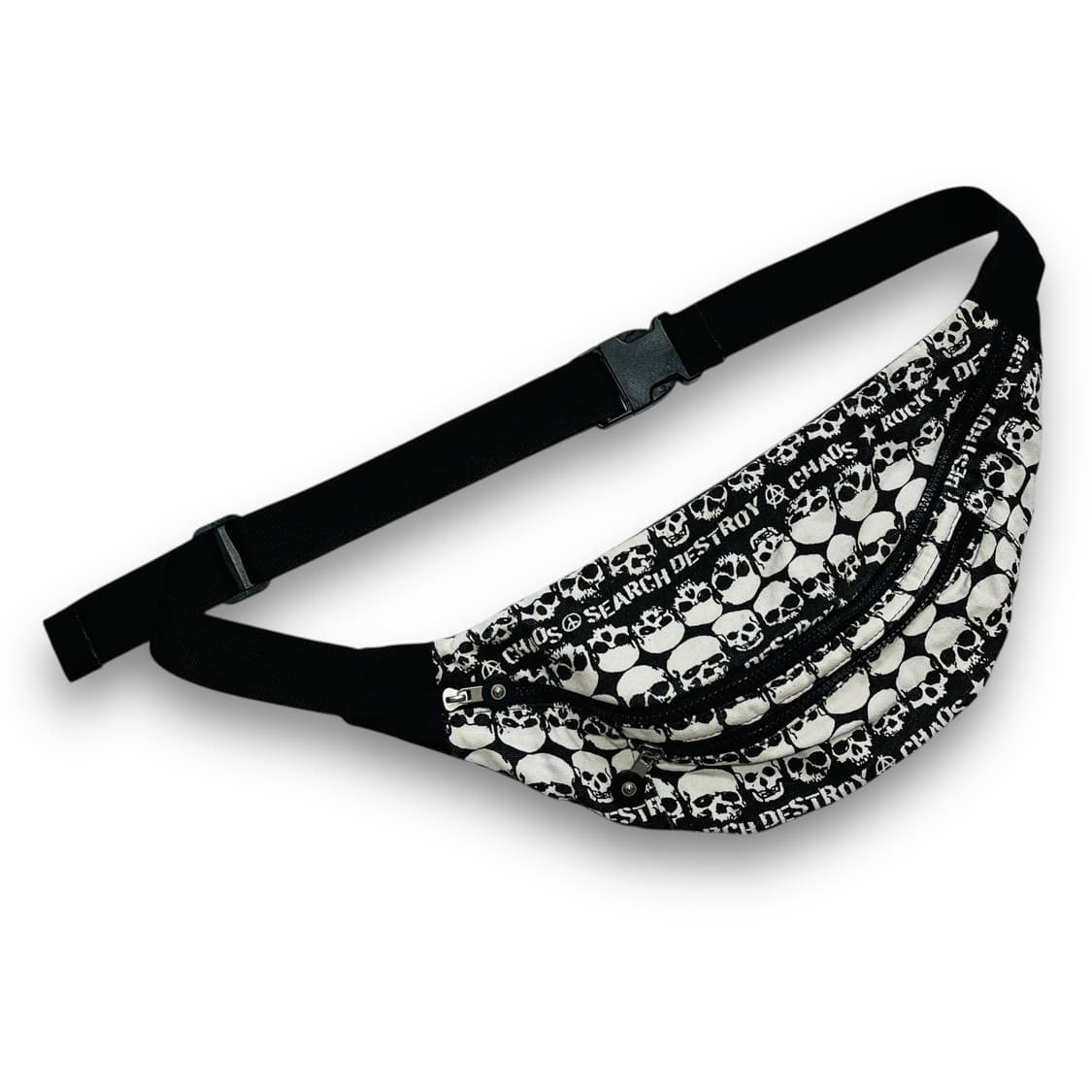 SEARCH DESTROY CHAOS Punk hip pack 상품이미지2