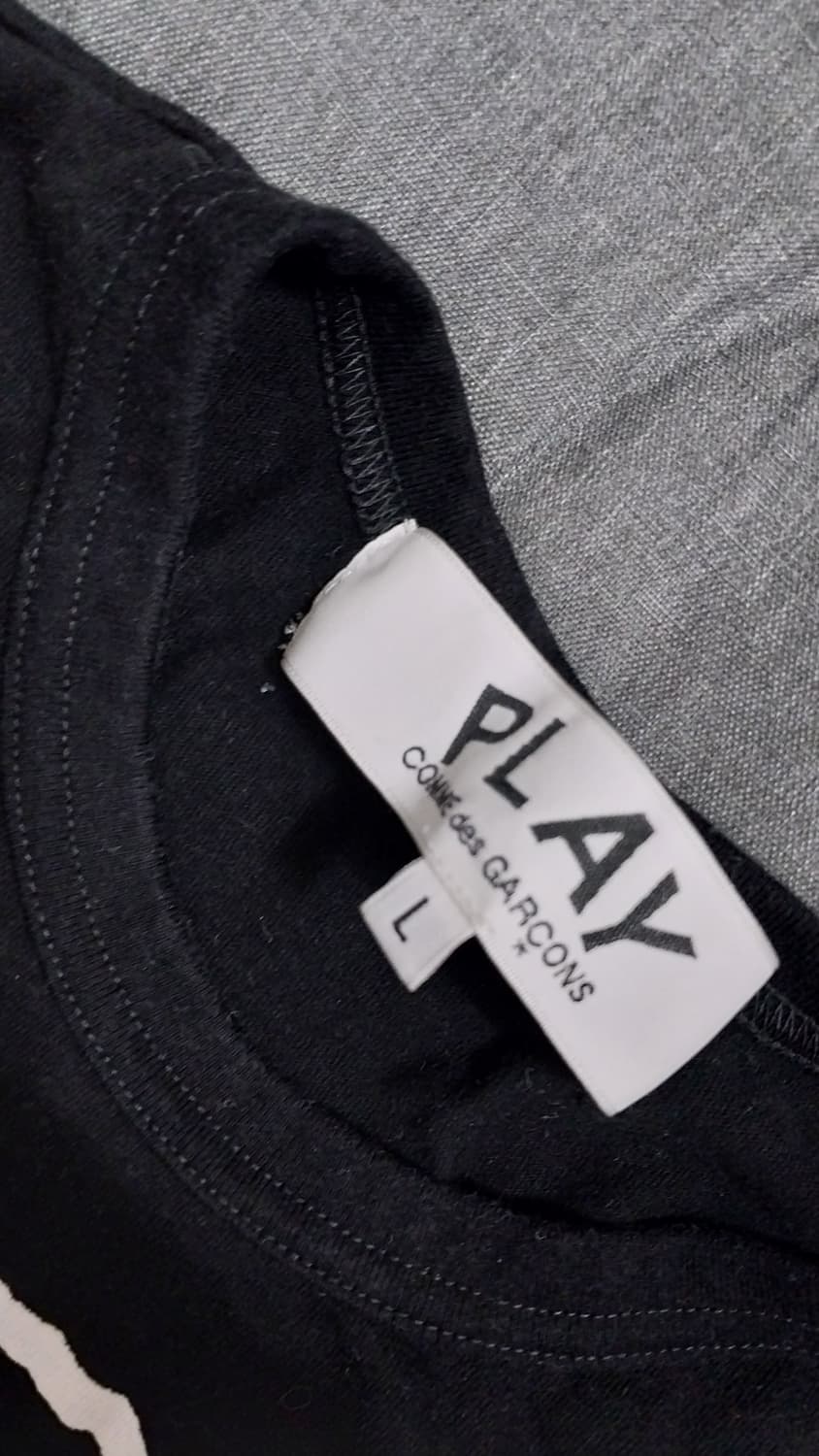 COMME des GARÇONS PLAY 인버티드 하트로고 티셔츠 상품이미지2