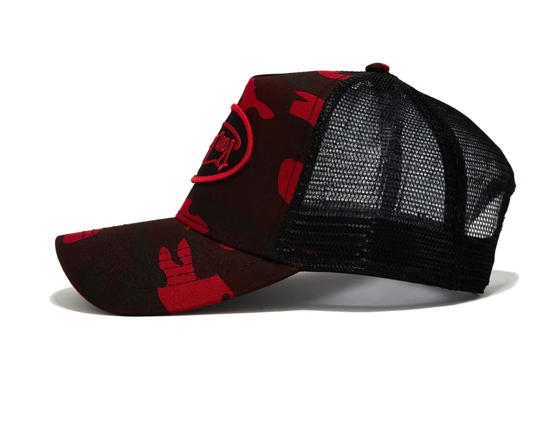 본더치 레드 람보 카모 트럭커 캡 상품이미지2