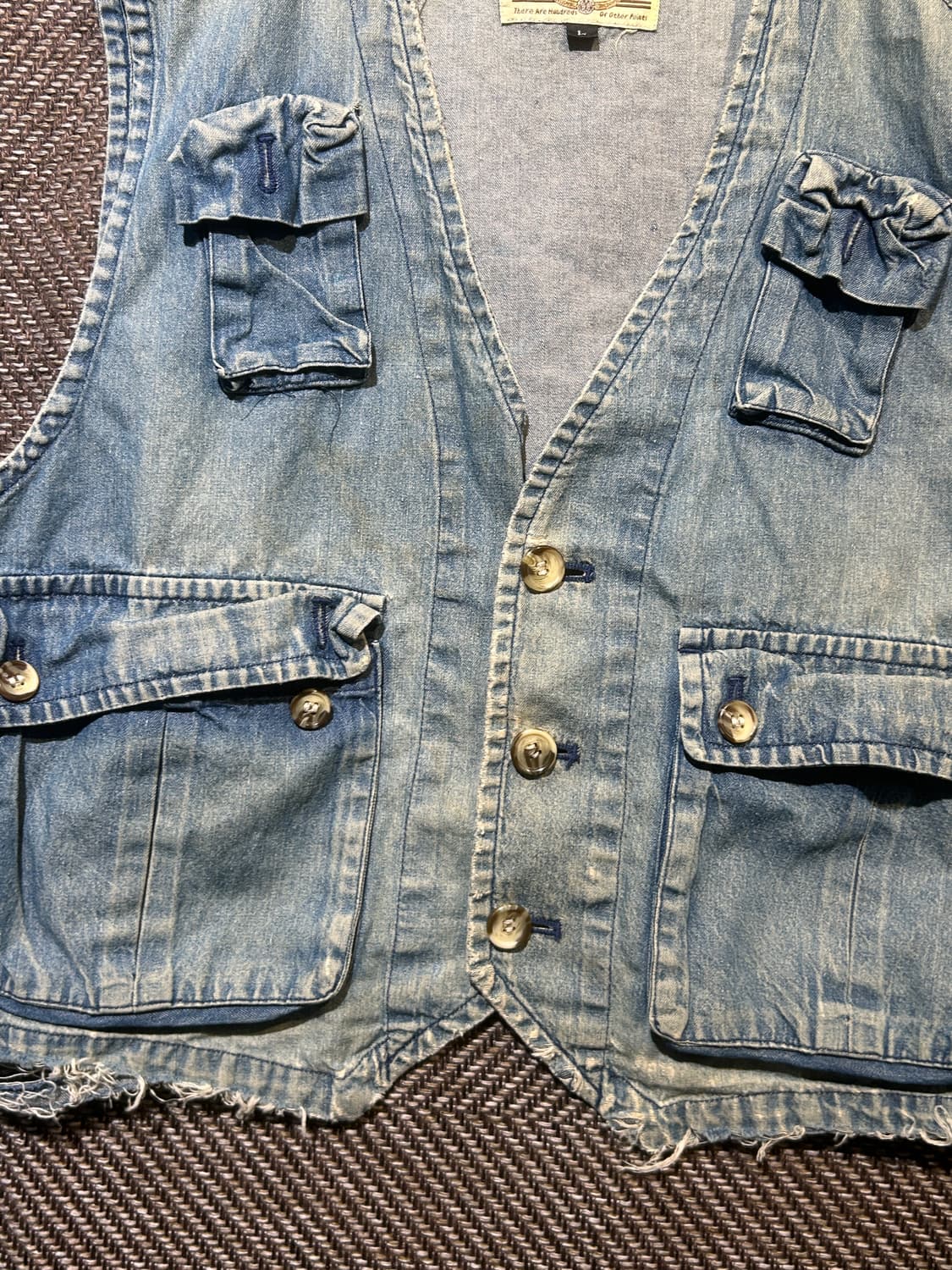 90s 맥홉 U.S.A 데님베스트 상품이미지5