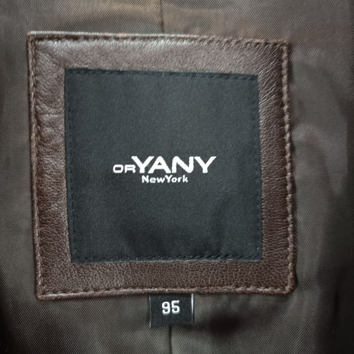 [오야니] 리얼 쉽스킨 양가죽 싱글 집업 레더 자켓 M19582 상품이미지7