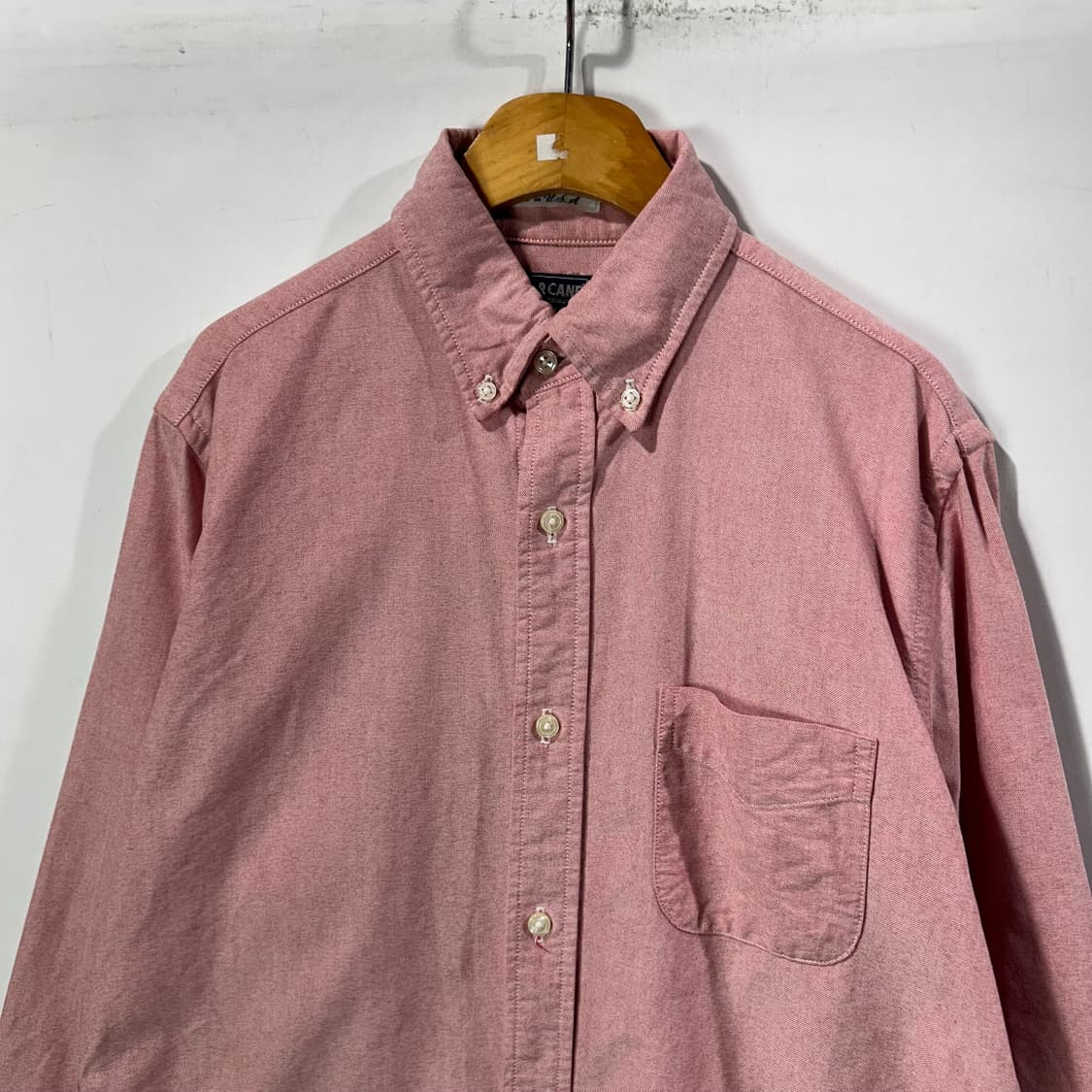 [SUGAR CANE] 슈가케인 USA 핑크 버튼다운 옥스포드 셔츠 상품이미지2