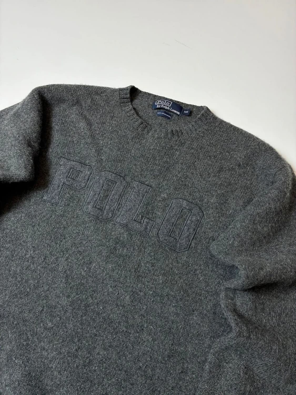 폴로 랄프로렌 00's 100% 램스울 스펠아웃 니트 PN8088 상품이미지2