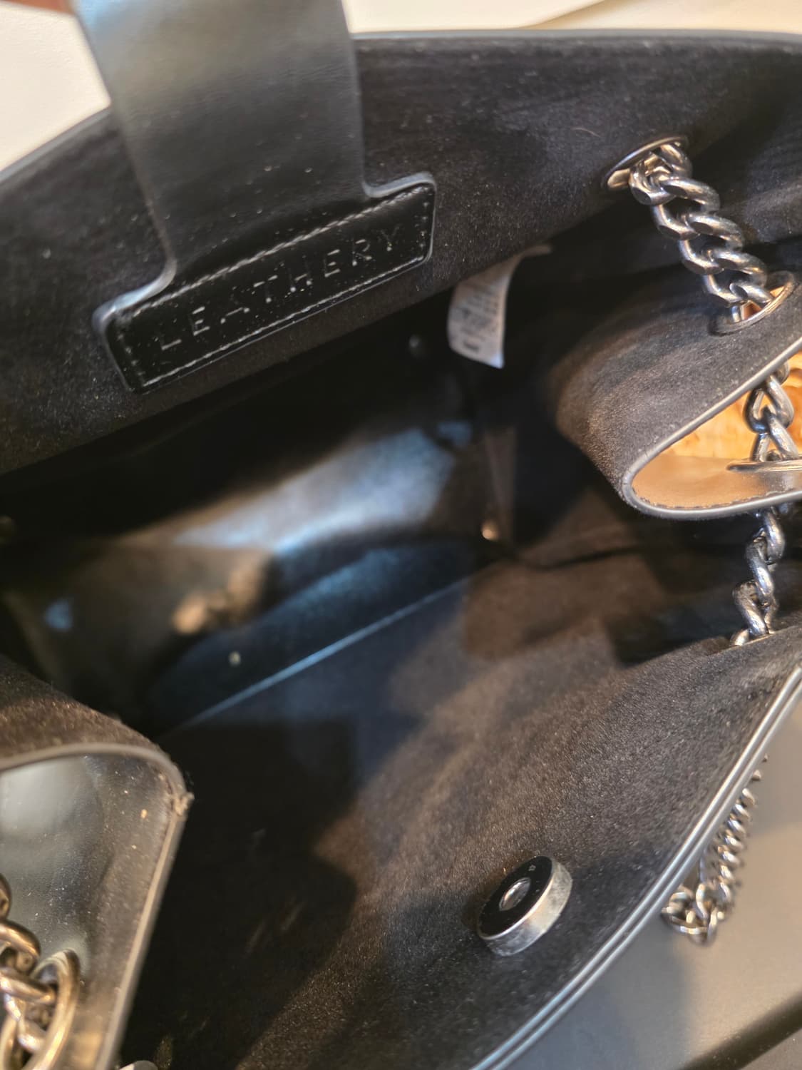 레더리 빈티지 체인 숄더백 상품이미지10