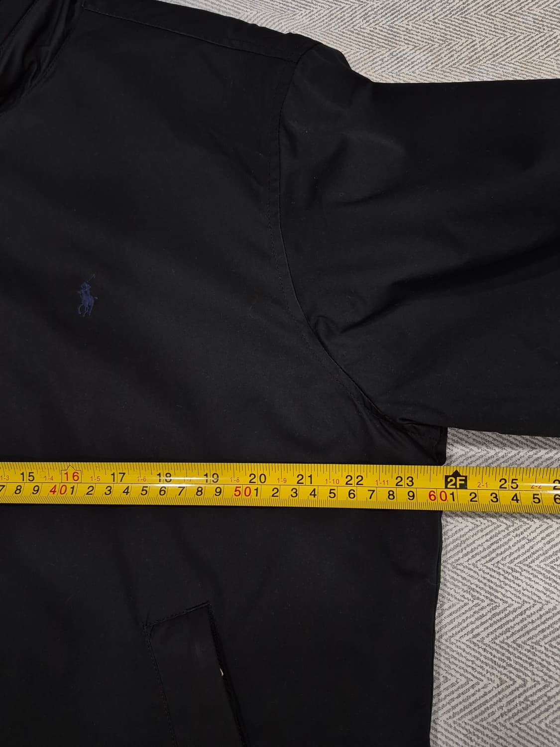 폴로랄프로렌 블랙 폴리쉘 안감기모 점퍼 자켓 남성 100사이즈 상품이미지8