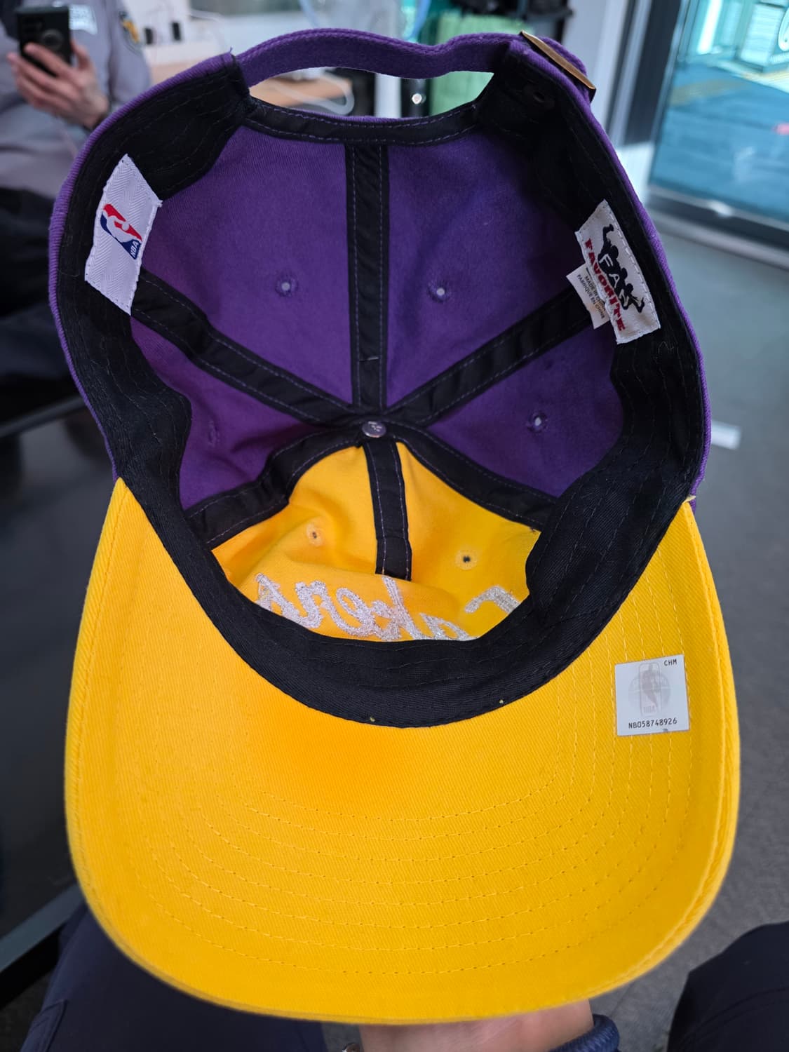 [새제품] NBA LA레이커스 스팽글 로고 볼캡 상품이미지7