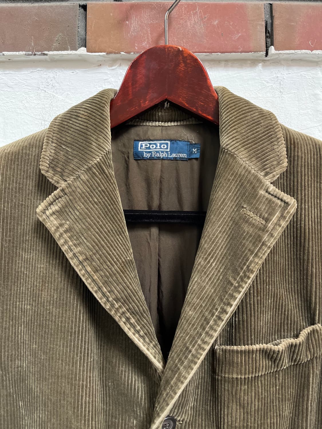 Polo Ralph Lauren 카키 코듀로이 블레이저 M 상품이미지2