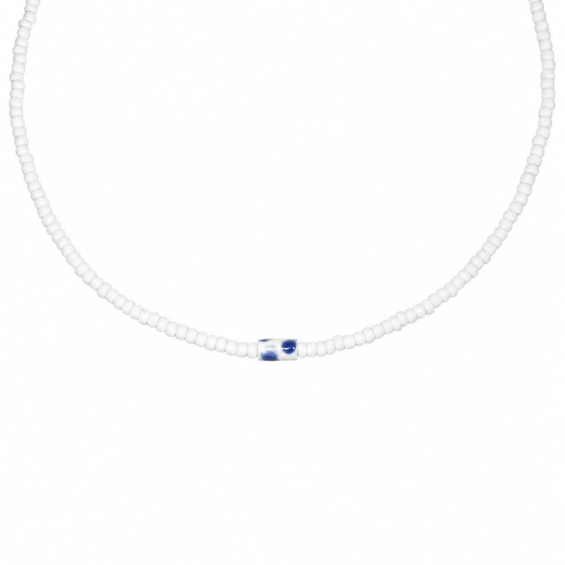 ceramic blue dot necklace 상품이미지3