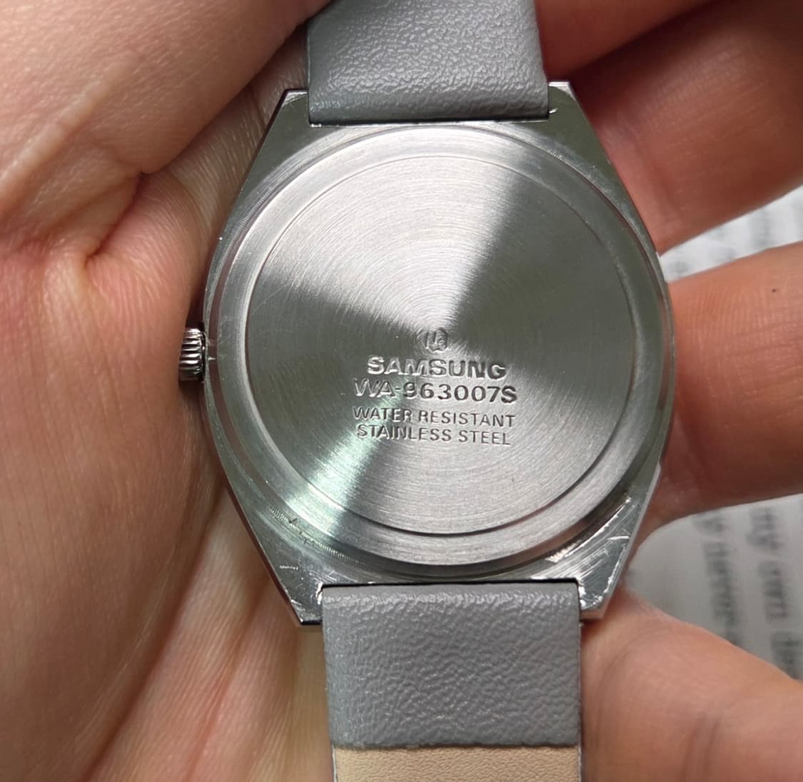 빈티지 카파(KAPPA) 순정 스파클 실버다이얼 한자 데이데이트 쿼츠  상품이미지6