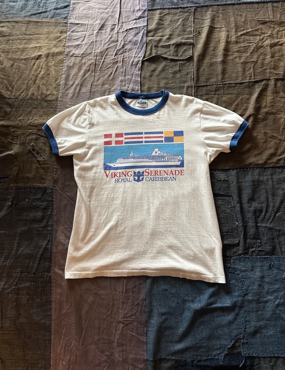 90s USA Hanes Vintage Ringer T Shirt 상품이미지1