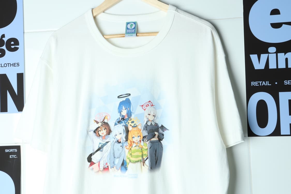 (XL-2XL) 디스커스 애슬레틱 반팔 티셔츠 블루아카이브-H30039 상품이미지3